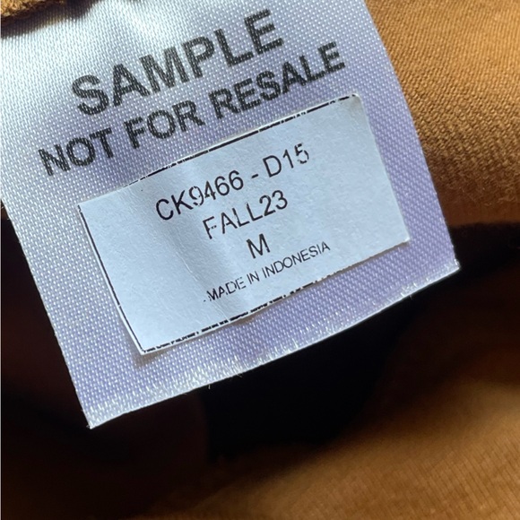 2 Carhartt Sample Skinny Tan/Brown Legging Pants With Side Pockets Size Medium - Picture 5 of 5